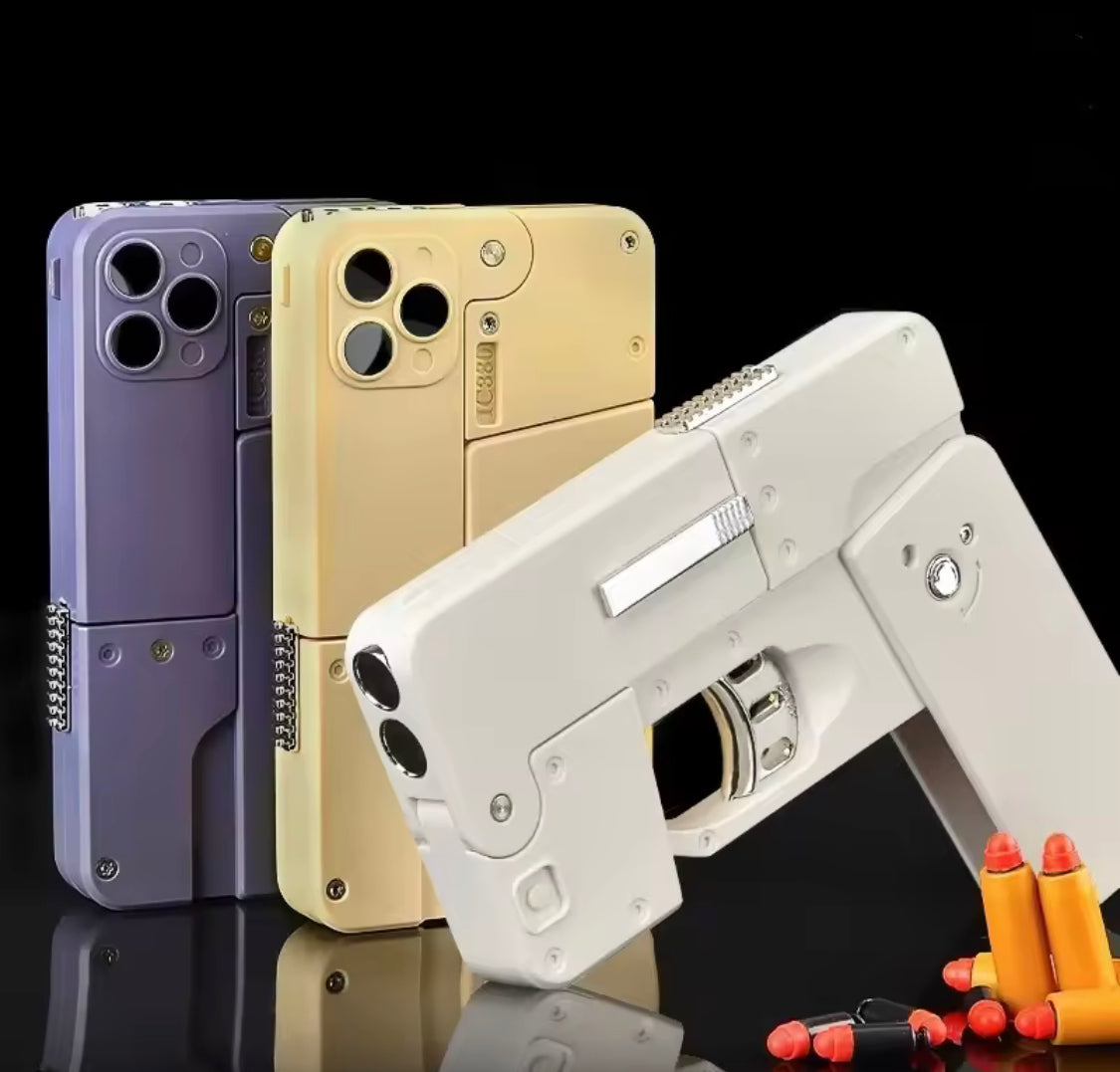 Folding Mobile Soft Bullet Gun Toy, Creative Mobile Phone Deformation Pistol Toy, Kids Pistol Toy, Creative Mobile Phone Bullet Gun Folding Mobile Soft Bullet Gun Toy, Creative Mobile Phone Deformation Pistol Toy, Kids Pistol Toy, Creative Mobile Phone Bullet Gun